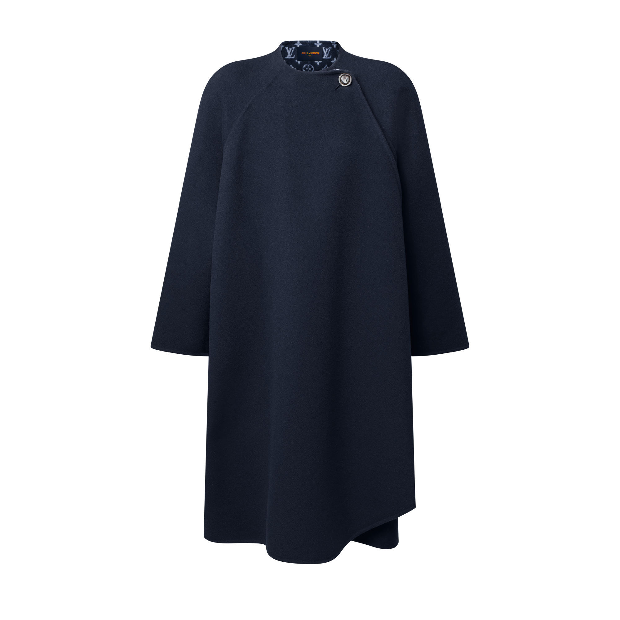 Drape Front Long Coat - Ready-to-Wear | LOUIS VUITTON